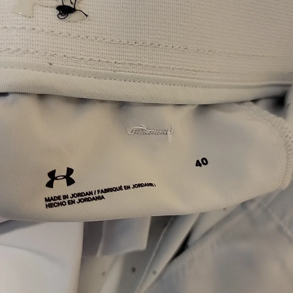 Under Armour UA Match Play Shorts Mens 40 Golf Gray‎ Polka-dot Allover Print